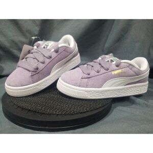 Puma Toddler's Suede XL AC Inf Lace Up Sneakers Black Size 8 NEW IN BOX!